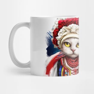 Ukraine and Poland, cat character Mug